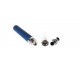 Cigarro Electrónico - Azul - EGO Kit 650 mah - Pantalla LCD - 1.6ml CE4 Atomizer - Cargador USB - Cargador Pared - Caja Metálica