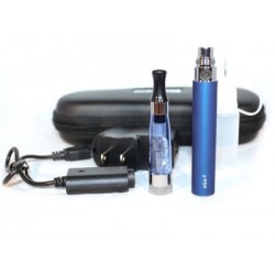 Cigarro Electrónico-Color Azul-EGO T Kit 900 mah-1.6 ml CE4 Atomizer-Cargador USB-Estuche