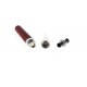 Cigarro Electrónico - Rojo - EGO Kit 650 mah - Pantalla LCD - 1.6ml CE4 Atomizer - Cargador USB y Pared - Caja Metálica