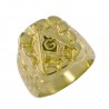 Anillo Masónico - Acero Inoxidable 316L - Dorado