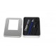Cigarro Electrónico-Azul-EGO Kit 1100 mah-Pantalla LCD-1.6ml CE4 Atomizer-Cargador USB-Caja Metálica